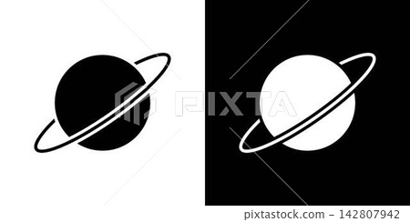Planet With Rings Solid Icon Set. Astronomy, Space Exploration, And Celestial Body Silhouette Symbol Collection. Cosmic Science Representation. Isolated Vector Illustration Planet With Rings Solid Icon Set. Astronomy, Space Exploration, And Celestial Body Silhouette Symbol Collection. Cosmic Science Representation. Isolated Vector Illustration 142807942