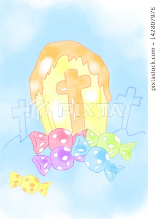 A tomb made of candy A tomb made of candy 142807978