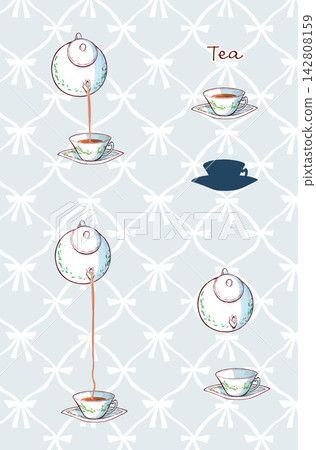 Tea brewing image set 142808159