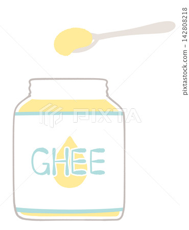 illustration of ghee illustration of ghee 142808218