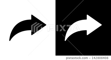 Curved Arrow Solid Icon Set. Directional Navigation, Forward Movement, And Sharing Silhouette Symbol Collection. User Interface Design. Isolated Vector Illustration Curved Arrow Solid Icon Set. Directional Navigation, Forward Movement, And Sharing Silhouette Symbol Collection. User Interface Design. Isolated Vector Illustration 142808408