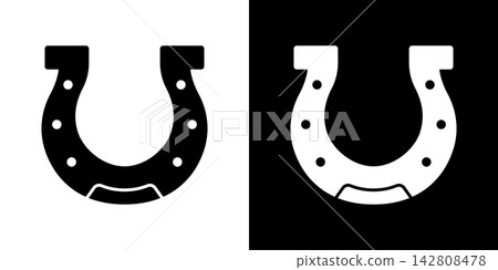 Horseshoe Solid Icon Set. Luck, Fortune, And Protection Silhouette Symbol Collection. Equestrian Equipment And Good Luck Charm. Isolated Vector Illustration Horseshoe Solid Icon Set. Luck, Fortune, And Protection Silhouette Symbol Collection. Equestrian Equipment And Good Luck Charm. Isolated Vector Illustration 142808478