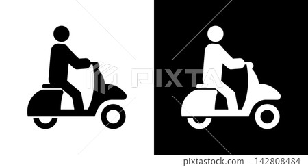 Scooter Rider Solid Icon Set. Personal Transportation, Urban Mobility, And Commuting Silhouette Symbol Collection. Efficient Travel Solution. Isolated Vector Illustration Scooter Rider Solid Icon Set. Personal Transportation, Urban Mobility, And Commuting Silhouette Symbol Collection. Efficient Travel Solution. Isolated Vector Illustration 142808484