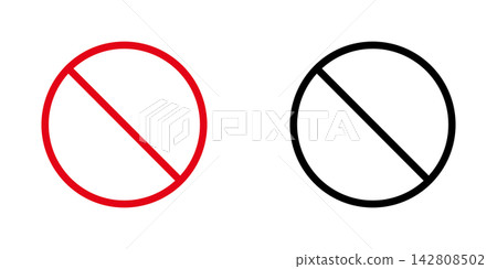 Prohibition Sign Solid Icon Set. Restriction, No Entry, And Forbidden Access Silhouette Symbol Collection. Warning And Safety Indication. Isolated Vector Illustration Prohibition Sign Solid Icon Set. Restriction, No Entry, And Forbidden Access Silhouette Symbol Collection. Warning And Safety Indication. Isolated Vector Illustration 142808502