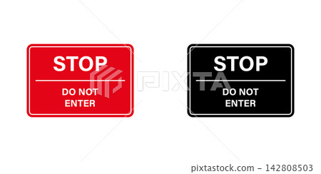 Stop Do Not Enter Sign Solid Icon Set. Traffic Control, Safety Warning, And Restricted Access Silhouette Symbol Collection. Road Safety Regulation. Isolated Vector Illustration Stop Do Not Enter Sign Solid Icon Set. Traffic Control, Safety Warning, And Restricted Access Silhouette Symbol Collection. Road Safety Regulation. Isolated Vector Illustration 142808503