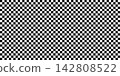 White and grey checkerboard grid pattern creates classic transparent backdrop 142808522