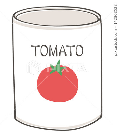 Illustration of a tomato can Illustration of a tomato can 142808528