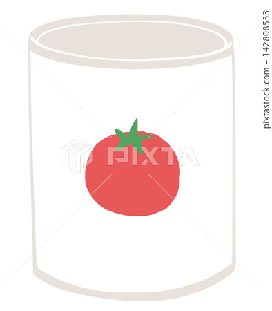Illustration of a tomato can Illustration of a tomato can 142808533