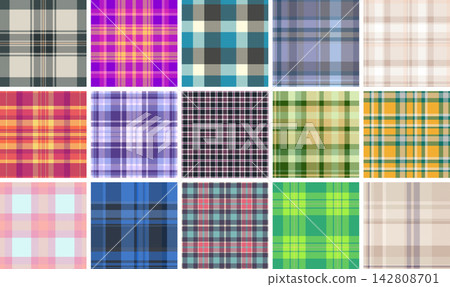 Plaid pack tailored for nature trips, summer escapes, and casual wear. Classic tartan patterns enhance textiles, decor, and stationery products. 142808701
