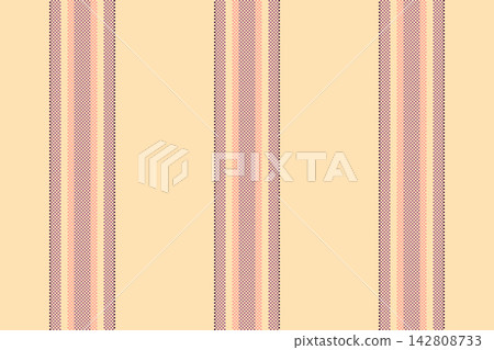 Vertical band pattern inspired by individual textiles uses narrow upright bands and a clean fabric look. Pink tones add lightweight textile grace to this seamless surface. Ideal for print and decor. Vertical band pattern inspired by individual textiles uses narrow upright bands and a clean fabric look. Pink tones add lightweight textile grace to this seamless surface. Ideal for print and decor. 142808733