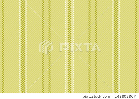 This minimal fabric surface arranges ordered stripe intervals into a smooth stripe repeat. Yellow and light coloring gives the seamless textile background bright ornamental energy. 142808807