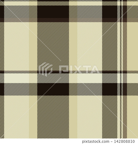 Layout plaid textile pattern, line seamless fabric tartan. Suite texture check vector background in light and black colors. Layout plaid textile pattern, line seamless fabric tartan. Suite texture check vector background in light and black colors. 142808810