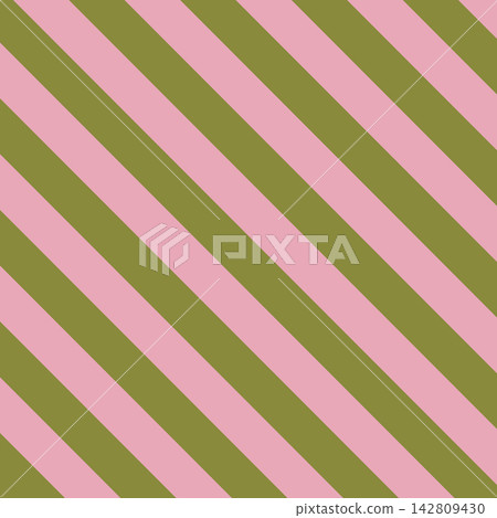 Retro-colored diagonal stripe background material, square, green, pink Retro-colored diagonal stripe background material, square, green, pink 142809430