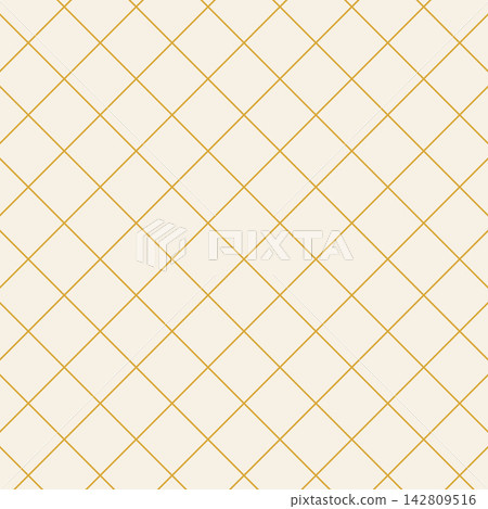 Retro-colored diamond grid background material, square, yellow, beige Retro-colored diamond grid background material, square, yellow, beige 142809516