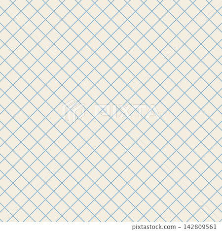 Retro-colored, finely detailed diamond grid background material, square, light blue, beige. Retro-colored, finely detailed diamond grid background material, square, light blue, beige. 142809561