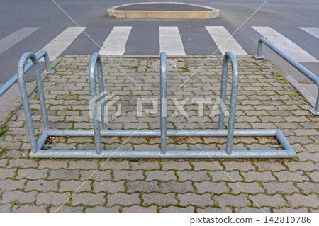 Metal Bike Rack City 142810786
