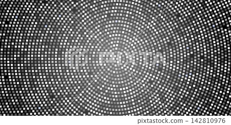 Disco ball background with silver glitter and light vector Disco ball background with silver glitter and light vector 142810976