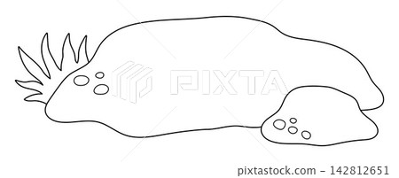 Vector black and white stone with grass. Funny African or safari nature element clipart. Cute savannah rock or mountain icon for kids. Line savanna illustration, coloring page Vector black and white stone with grass. Funny African or safari nature element clipart. Cute savannah rock or mountain icon for kids. Line savanna illustration, coloring page 142812651