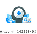 Pharmacy and medicine,medication therapy, health care services, psychiatry concept 142813498