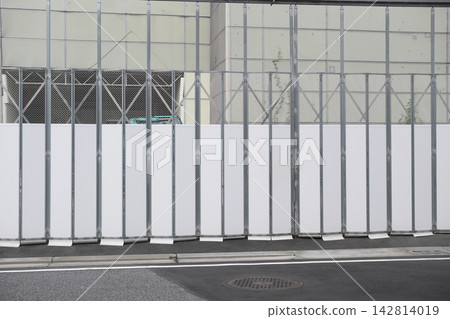 Construction site gate Construction site gate 142814019