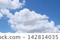 Summer blue sky and white clouds 142814035