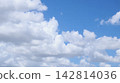 Blue sky and white clouds 142814036