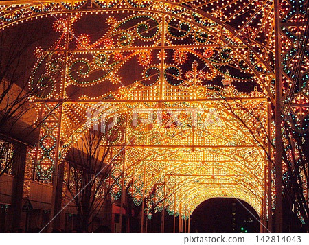 December 29, 2005: Illuminations of light decorating Tokyo Millenario. December 29, 2005: Illuminations of light decorating Tokyo Millenario. 142814043