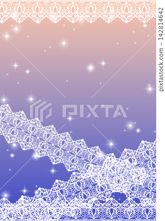 雪花和美麗的漸層邊框 雪花和美麗的漸層邊框 142814642