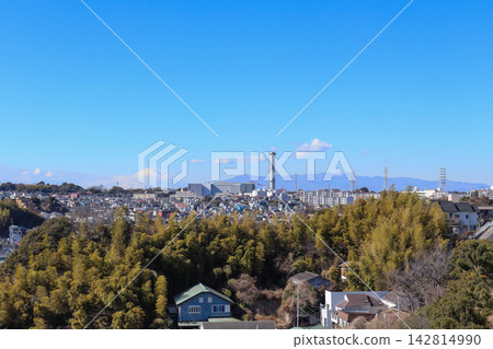 永田入口附近的街景(神奈川縣橫濱市南區) 永田入口附近的街景(神奈川縣橫濱市南區) 142814990