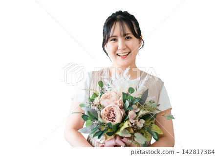 時尚的女人與乾燥花贓物 時尚的女人與乾燥花贓物 142817384