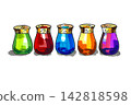 Colorful and translucent Turkish chai glasses / hand-painted with Copic markers 142818598