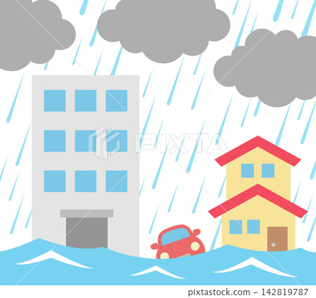 Flood icon Flood icon 142819787