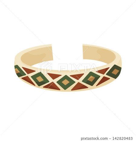 Illustration of Traditional Bracelet Illustration of Traditional Bracelet 142820483