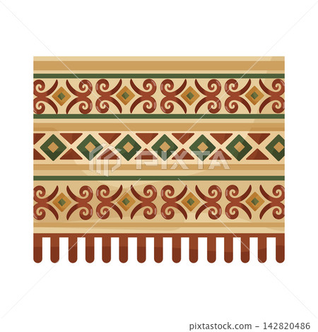 Illustration of Woven Clothing Illustration of Woven Clothing 142820486