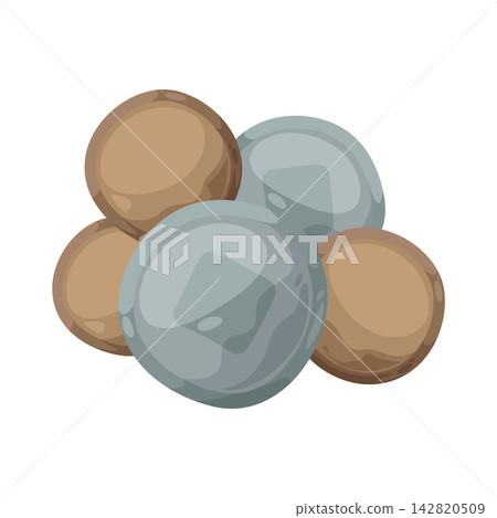 Illustration of Coin Collection Illustration of Coin Collection 142820509