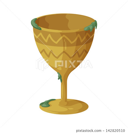 Illustration of Gold Chalice Artifact 142820510