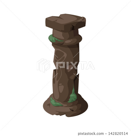Illustration of Broken Column 142820514