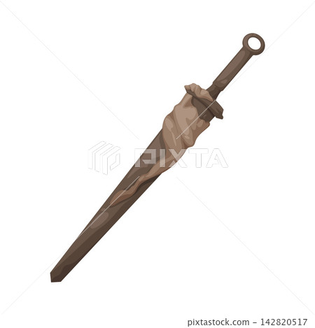 Illustration of Ancient Sword Illustration of Ancient Sword 142820517