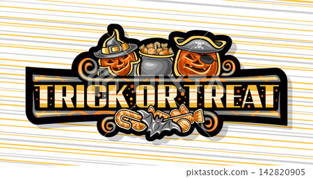 Vector banner for Halloween Vector banner for Halloween 142820905