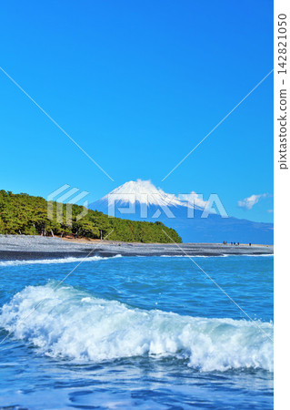 Miho no Matsubara and Mt. Fuji in Shizuoka prefecture blue sky Miho no Matsubara and Mt. Fuji in Shizuoka prefecture blue sky 142821050