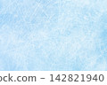 A pale blue, finely scratched ice-like texture background. 142821940