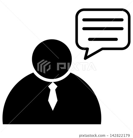 SEO consultant icon. Marketing and advertising sign. SEO manager symbol. flat style. 142822179