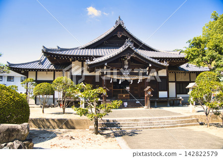 道後溫泉地區的湯神社景色 道後溫泉地區的湯神社景色 142822579