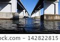 Biwa Lake Bridge viewed from directly below 142822815