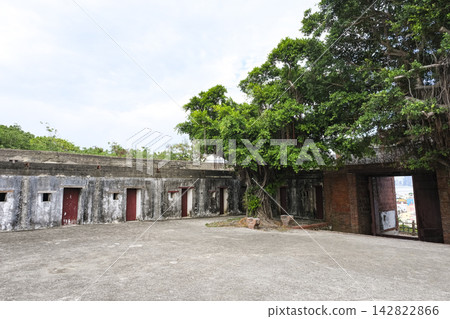 The remains of the Hatago Battery, a militaryly important facility. The remains of the Hatago Battery, a militaryly important facility. 142822866