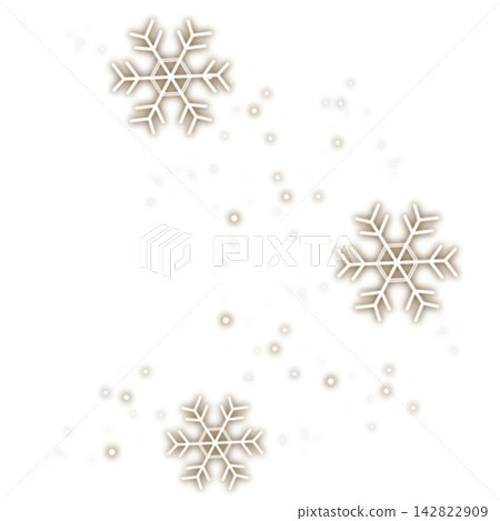 閃爍的棕色光芒和雪的插圖 閃爍的棕色光芒和雪的插圖 142822909