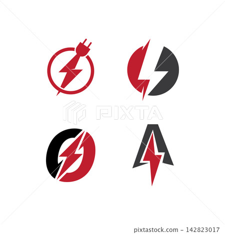 Lightning Bolt Power Plug Energy logo Lightning Bolt Power Plug Energy logo 142823017