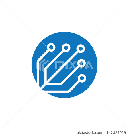 Circle Tech Circuit Board Circle Tech Circuit Board 142823019
