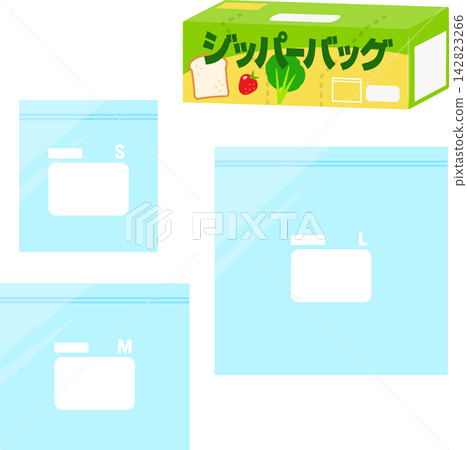 各種尺寸的食品拉鍊袋 各種尺寸的食品拉鍊袋 142823266