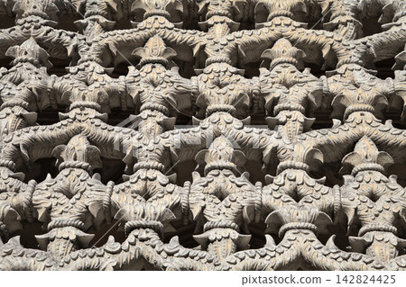 Intricate architecture of Batalha Monastery in Portugal, a UNESCO World Heritage site Intricate architecture of Batalha Monastery in Portugal, a UNESCO World Heritage site 142824425